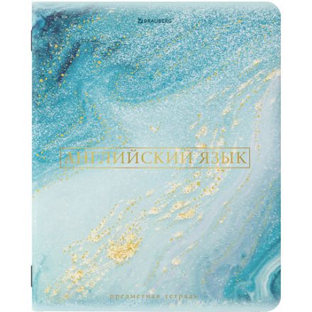 Тетради предметные со справочным материалом, КОМПЛЕКТ 10 ПРЕДМЕТОВ, 48 л., SoftTouch, фольга, BRAUBERG, "PASTEL", 404031