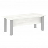 Yalta Стол руководителя LT.D-20.1 Снежная патина/Серые опоры 2000*900*750