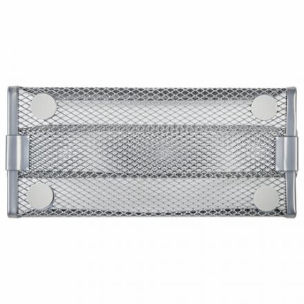 Подставка для сортировки писем и бумаг 3-х секционная BRAUBERG "Germanium", 122х173х83 мм, серебро, 237970