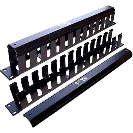 Кабельный органайзер TWT TWT-ORG/CV-1U 19 c крышкой, 1U