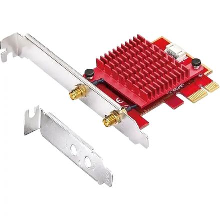Сетевой адаптер WiFi + Bluetooth Cudy WE3000S АХ5400 PCI Express