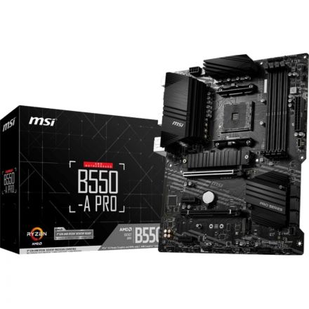 Материнская плата MSI B550-A PRO AMD B550 sAM4, 4xDDR4, ATX