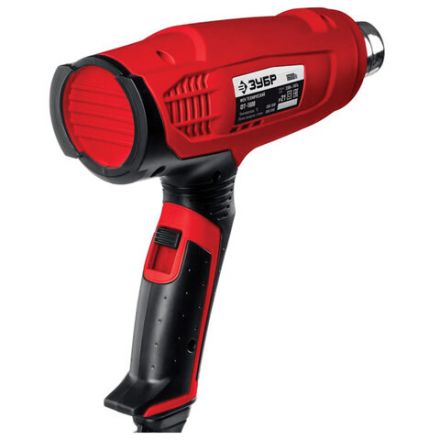 Фен технический сетевой, 1600 Вт, насадки 3 шт., 550 градусов, расход воздуха 550 л/мин, ЗУБР ФТ-1600 Фен технический сетевой, 1600 Вт, насадки 3 шт., 550 градусов, расход воздуха 550 л/мин, ЗУБР ФТ-1600