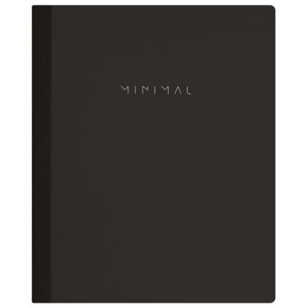 Тетрадь А5 96 л. BRAUBERG, на сшивке с корешком, клетка, обложка картон, "Minimal", 405287