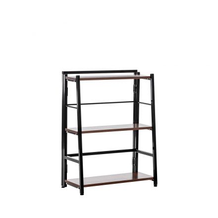 Стеллаж раскладной Leset Пако 800 трапеция, Чёрный