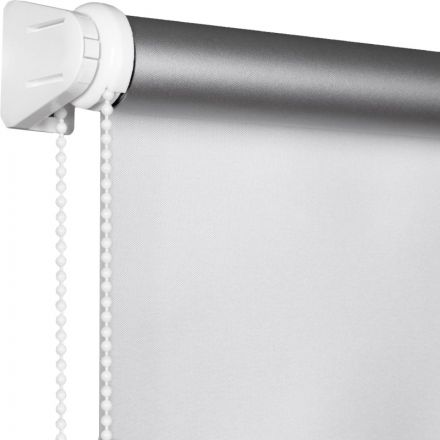 Рулонная штора Комус Мебель blackout silver 537837 V1, 70х160, белый Рулонная штора Комус Мебель blackout silver 537837 V1, 70х160, белый