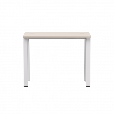 Стол прямой Everprof EVO на металлокаркасе 980х670х755 мм Кашемир/Белый