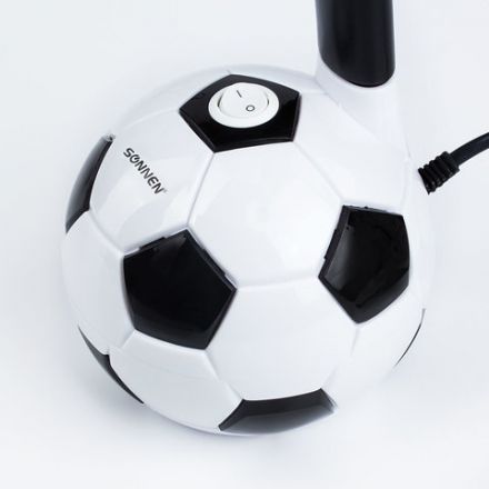 Настольная лампа / светильник SONNEN OU-503, на подставке, цоколь Е27, "Мяч", белый, 236675