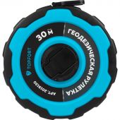 Рулетка геодезическая TOPFORT Master 30 м х 15 мм в прорезин корп (2019130)