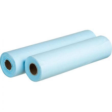 Простыня в рулоне 70х200, спанбонд, пл.20, голубой, 100шт/рул ШК34928