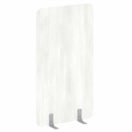 R-line Перегородки на металлических опорах на фетровых подпятниках DP.F-100-180 Снежная патина/Серый металл 1000*18*1800