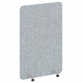 R-line soft Перегородка на металлических опорах, на роликах AP.R-120-180 Romeo 13/Серый металл 1200*18*1800