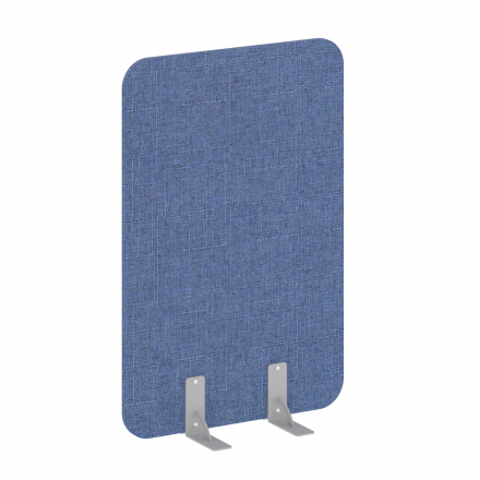 R-line soft Перегородки на металлических опорах на фетровых подпятниках AP.F-80-120 Romeo 11/Серый металл 800*18*1200