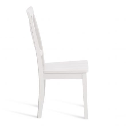 Стул GOLFI (Гольфи) дерево гевея/мдф, 44x54x95, pure white (402)