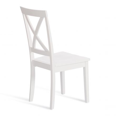 Стул GOLFI (Гольфи) дерево гевея/мдф, 44x54x95, pure white (402)