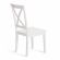 Стул GOLFI (Гольфи) дерево гевея/мдф, 44x54x95, pure white (402)