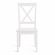 Стул GOLFI (Гольфи) дерево гевея/мдф, 44x54x95, pure white (402)
