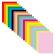 Бумага цветная 20 цветов BRAUBERG MULTICOLOR А4, 80 г/м2, 100 л. (20 цветов x 5 листов), 116649