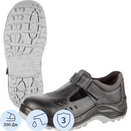 Полуботинки с перфорацией Профи NEW ПУ/ТПУ с МП (р.39) (мод. 64 МП) Полуботинки с перфорацией Профи NEW ПУ/ТПУ с МП (р.39) (мод. 64 МП)