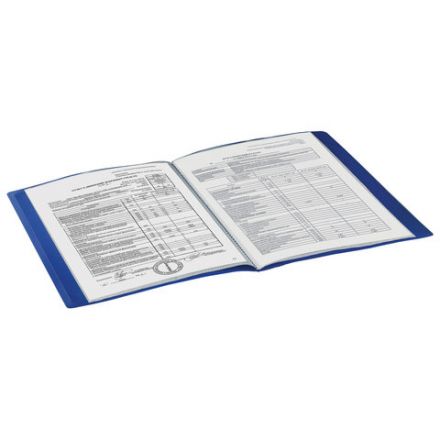 Папка 20 вкладышей STAFF, синяя, 0,5 мм, 225692 Папка 20 вкладышей STAFF, синяя, 0,5 мм, 225692