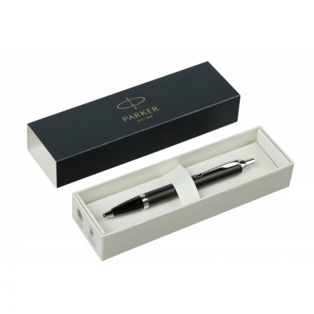 Ручка шариковая 'Parker IM Matte Black CT',синий,Китай,2143632