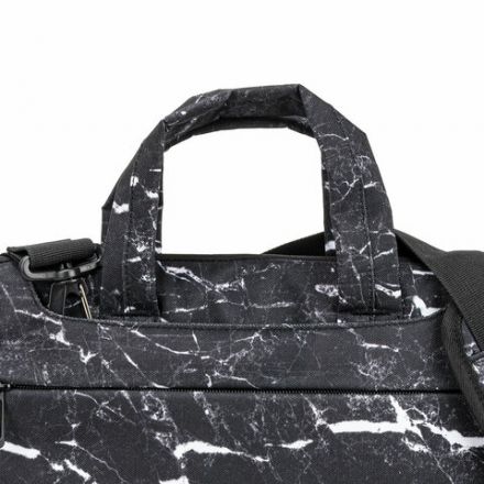 Сумка портфель BRAUBERG STYLE с отделением для ноутбука 13-14", 3 кармана, "Marble", черная, 26х36х3 см, 270835