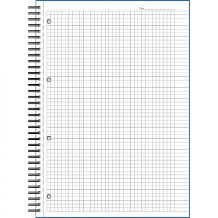 Бизнес-тетрадь Attache Selection LightBook А4 100 листов синяя в клетку на спирали (218х297 мм)