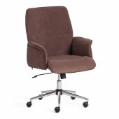 Кресло Tetchair YORK, флок , коричневый, 6