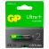 Батарейки КОМПЛЕКТ 2 шт., GP Ultra Plus G-Tech, AAA (LR03), алкалиновые, мизинчиковые, 24AUPA21-2CRSB2