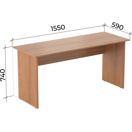 Стол письменный Easy LT Оптима 1550х590х740 орех new 16/16