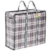 Сумка-баул хозяйственная, полипропилен, 50х45х25 см, 56 литров, черно-красная,130 г/м2, ЛЮБАША, 604698 Сумка-баул хозяйственная, полипропилен, 50х45х25 см, 56 литров, черно-красная,130 г/м2, ЛЮБАША, 604698