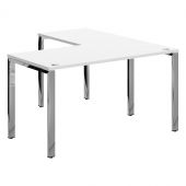 Стол угловой XGCT 1415.1 Белый/Нержавеющая сталь 1400х1500х750 XTEN GLOSS Стол угловой XGCT 1415.1 Белый/Нержавеющая сталь 1400х1500х750 XTEN GLOSS