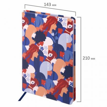 Блокнот А5 (143x210 мм), BRAUBERG VISTA "Beauties", под кожу, твердый, срез фольга, 80 л., 112065 Блокнот А5 (143x210 мм), BRAUBERG VISTA "Beauties", под кожу, твердый, срез фольга, 80 л., 112065