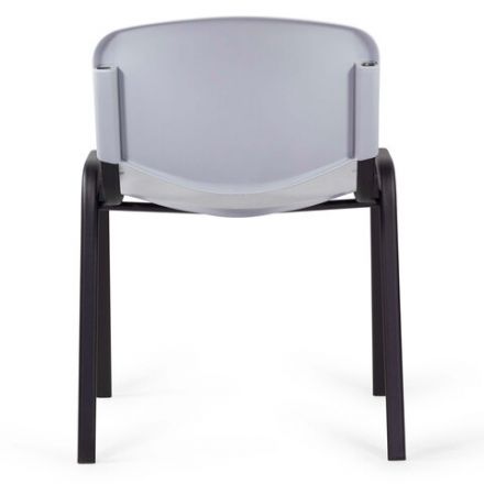 Стул STAFF "Iso Plast CF-009", черный каркас, пластик серый, 532570 Стул STAFF "Iso Plast CF-009", черный каркас, пластик серый, 532570