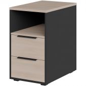 Тумба приставная Easy Loft 241T001 дуб скандин./графит