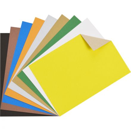 Картон цветной №1School, 10л, 10цв, А4, Живая природа, немелованный Картон цветной №1School, 10л, 10цв, А4, Живая природа, немелованный