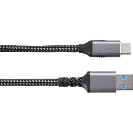 Кабель USB3.2 Gen2, AM->CM, 10Gbs, All Shell 2м VCOM <CU401M-2M