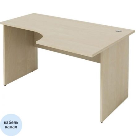 Стол письменный IN Рондо L левый 22/16 1400x900x755 береза
