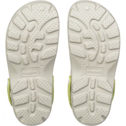 Сабо женские Ола, дымчато-серый/салатовый р.37