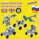 Конструктор металлический ЮНЛАНДИЯ "Для уроков труда №2", развивающий, 290 элементов, 104680