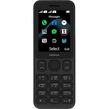 Мобильный телефон NOKIA 125 TA-1655 DS EAC BLACK