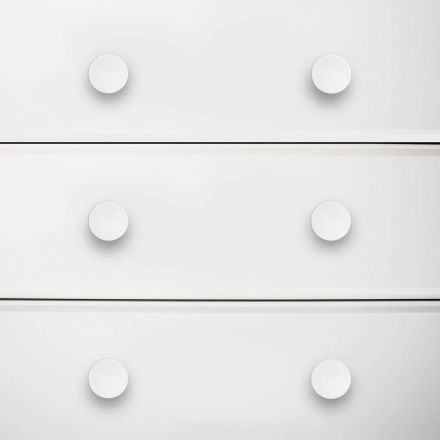 Ручка УЗК_кнопка меб.StahlBuro AP2401 (16792)BL W матовый белый хром 2шт/уп