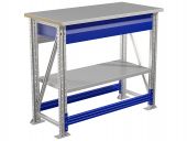 Верстак Практик Master №104 с ящиком и полкой (1000х500х900 мм)