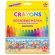 Восковые мелки утолщенные на масляной основе ЮНЛАНДИЯ "ДОМИКИ", 24 цвета, 273091