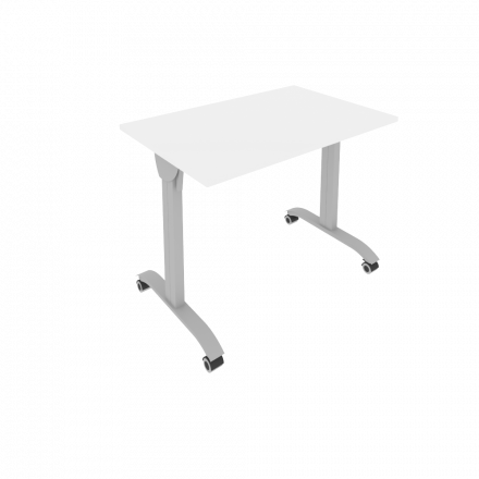 Mobile System Стол складной мобильный СМ-2 Белый/Тёмно-серый металл 1000*650*757 Mobile System Стол складной мобильный СМ-2 Белый/Тёмно-серый металл 1000*650*757