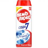 Универсальное чистящее средство ПЕМОЛЮКС порошок 480г Морской бриз Универсальное чистящее средство ПЕМОЛЮКС порошок 480г Морской бриз