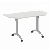 X-Pull Стол складной мобильный X.M-7.T1 Белый бриллиант/Серый металл 1440*720*753 X-Pull Стол складной мобильный X.M-7.T1 Белый бриллиант/Серый металл 1440*720*753