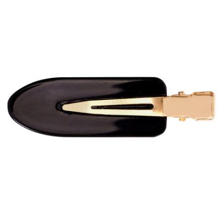 Заколки для волос НАБОР 4 шт., 6 см, глянцевый, черный, черепаховый, MONTE VITA (МОНТЕ ВИТА), 457088