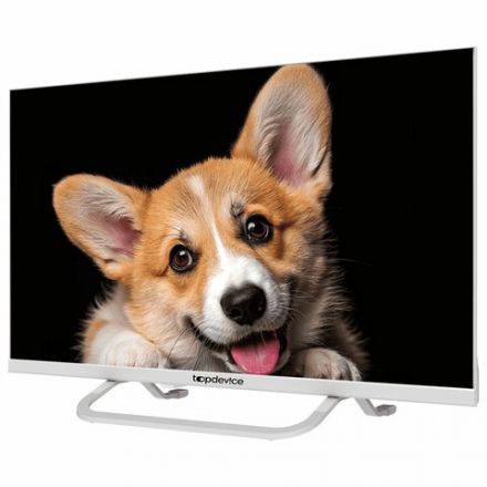 Телевизор TOPDEVICE TDTV24CS03H_WE, 24'' (60 см), 1366x768, HD, 16:9, YaOS, Wi-Fi, Bluetooth, белый