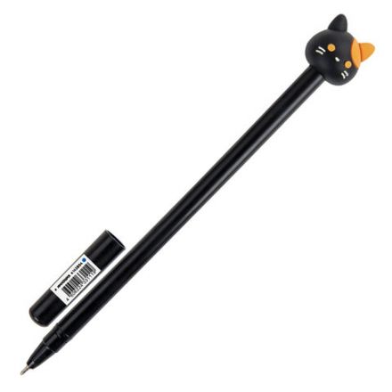 Ручка с топпером шариковая ЮНЛАНДИЯ "Кошка", корпус ассорти, СИНЯЯ, пишущий узел 0,7 мм, 143804 Ручка с топпером шариковая ЮНЛАНДИЯ "Кошка", корпус ассорти, СИНЯЯ, пишущий узел 0,7 мм, 143804